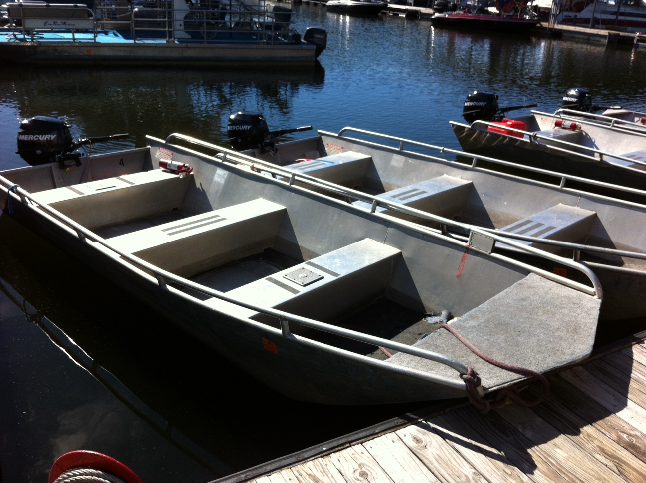 Fishing jon boat
